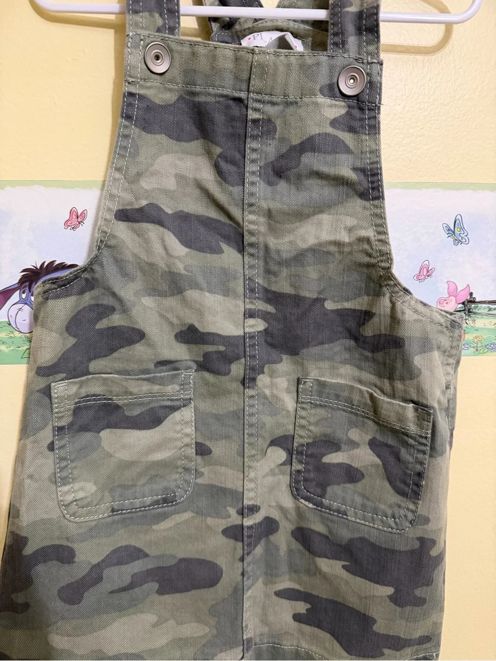 The children’s place size 4T camo overall dress Dressall